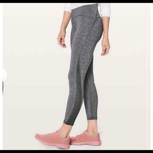 Lululemon Train Times 7/8 Pant Heathered Black